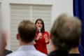 Jo Swinson, Liberal Democrat MP for East Dunbartonshire, speaking at the partyÃ¢â¬â¢s leadership